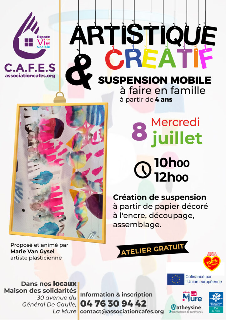 Affiche mobile suspendu V3