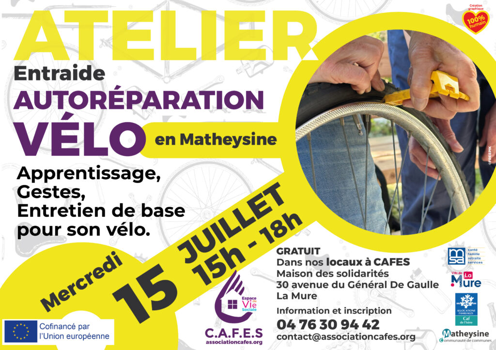Atelier autoréparation vélo JUILLET2026